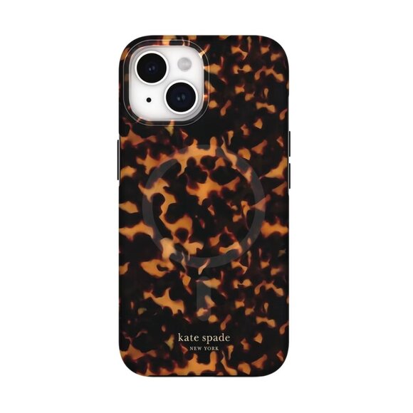 Kate Spade Black and Brown Tortoiseshell iPhone Case - Picture 2 of 2